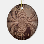 Earthy Hakuna Matata Art Print Keramik Ornament (Links)