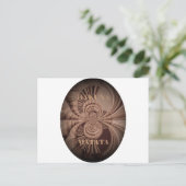 Earthy Hakuna Matata Art Print Postkarte (Stehend Vorderseite)