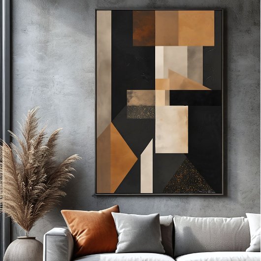 Earthy Harmony Leinwanddruck