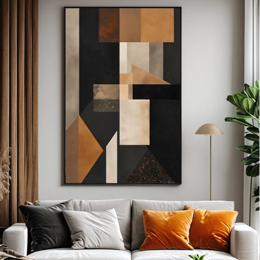 Earthy Harmony Poster