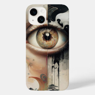 Earthy Human Eye Art iPhone 14 Fall Case-Mate iPhone 14 Hülle