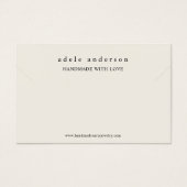 Earthy Leaf Jewelet Bracelet Display Card (Vorderseite)