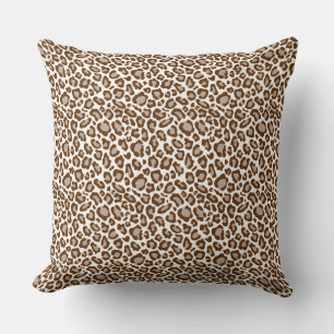 Earthy Leopard Print Kissen