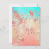 EARTHY MARBLE GOLD SAVE THE DATE (Rückseite)