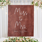 Earthy Miss zu Mrs. Custom Boho Bridal Wandteppich