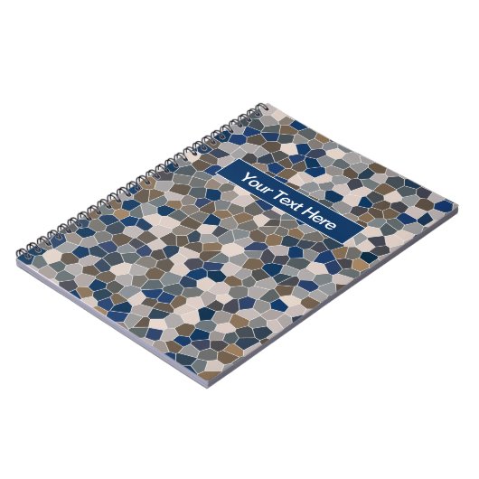 Earthy Multicolored Pattern Notizblock (Linke Seite)