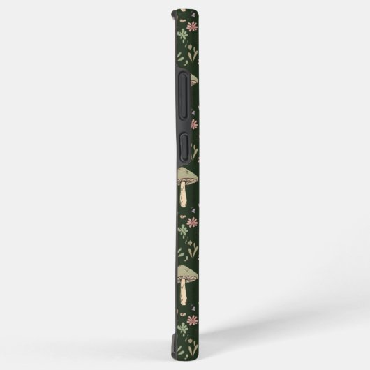 Earthy Olive Green Fungi Seamless Pattern Rustic Samsung Galaxy Hülle (Rechte Seite)