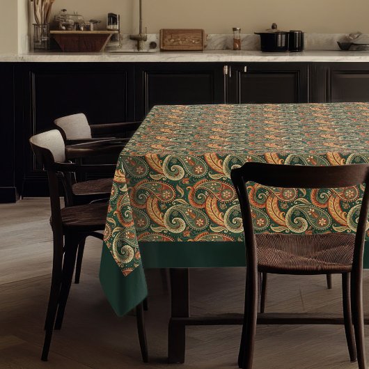 Earthy Paisley Tablecloth - Boho Charm for Dining Tischdecke