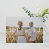 Earthy Plum Save the Date Monogram Overlay-Foto (Stehend Vorderseite)