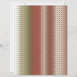 Earthy Red-Green Abstract Scrapbooking Paper