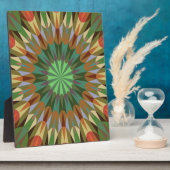 Earthy Retro Geometry Fotoplatte (Seite)