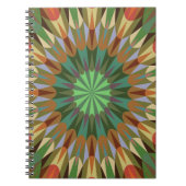 Earthy Retro Geometry Notizblock (Vorderseite)