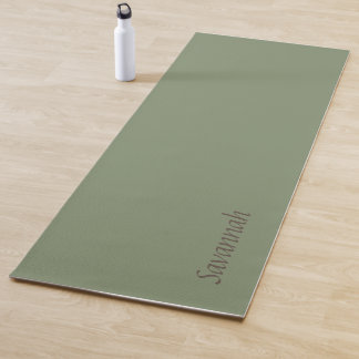 Earthy Sage Green Yoga Mat Yogamatte