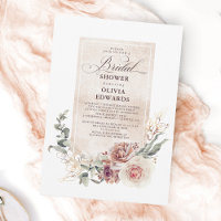 Earthy Shades Blume Boho Elegant Brautparty