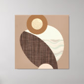Earthy Shapes Leinwanddruck (Vorderseite)