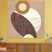 Earthy Shapes Leinwanddruck (Insitu (Wohnzimmer))