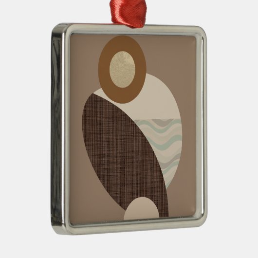 Earthy Shapes Ornament Aus Metall (Rechts)