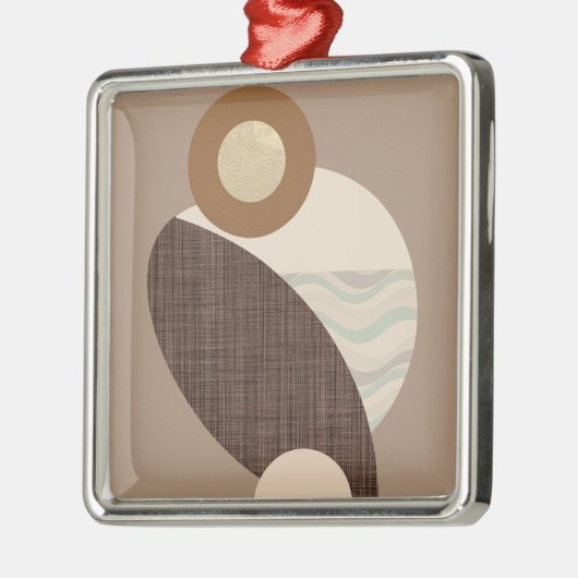 Earthy Shapes Ornament Aus Metall (Links)