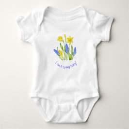 Earthy Spring on a Baby Jersey Bodysuit (M,D) Baby Strampler