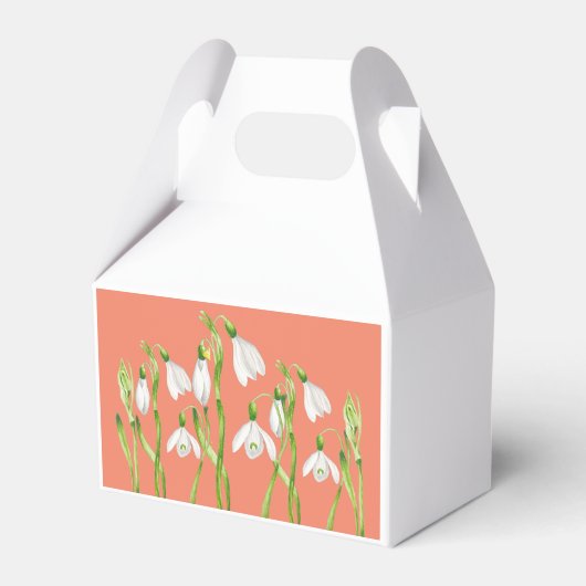Earthy Spring on a Gable Favor Box (S) Geschenkschachtel (Vorderseite)