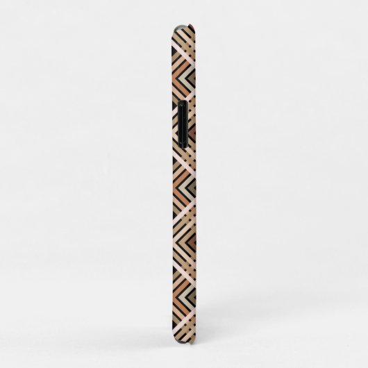Earthy Squares Pattern Case-Mate iPhone Hülle (Hinten/Rechts)