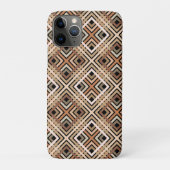 Earthy Squares Pattern Case-Mate iPhone Hülle (Rückseite)