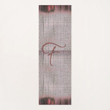 Earthy Süede Pink Red Faded Woven Leinwand