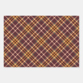 Earthy Tartan Plaid Geschenkpapier Set (Vorderseite 3)