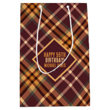 Earthy Tartan Plaid Special Day Geburtstag