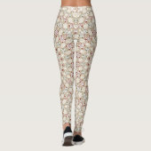 Earthy Taupe and Rust Mandala Pattern Leggings (Rückseite)
