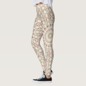 Earthy Taupe and Rust Mandala Pattern Leggings (Links)
