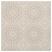Earthy Taupe and Rust Mandala Pattern Stoff (Muster)