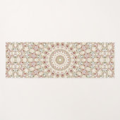 Earthy Taupe and Rust Mandala Pattern Yogamatte (Vorderseite (Horizontal))