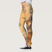 Earthy Terra Cotta Whimsy Pattern Leggings (Links)