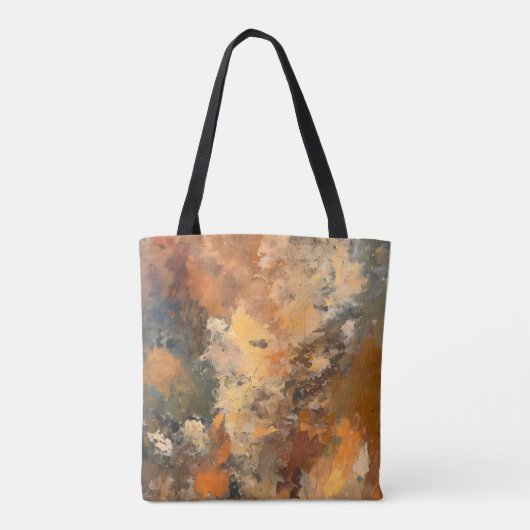 Earthy Terra Cotta Whimsy Pattern Tasche (Rückseite)