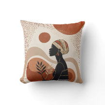 Earthy Tones Boho-chic Throw Kissen