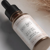 Earthy Tones Boho Pattern Logo 2OZ Dropper Bottle