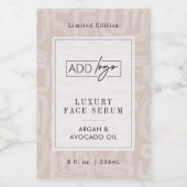 Earthy Tones Boho Pattern Waterproof Product Label Lebensmitteletikett (Einzelnes Label)