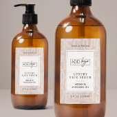 Earthy Tones Boho Pattern Waterproof Product Label Lebensmitteletikett