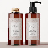 Earthy Tones Boho Pattern Waterproof Product Label Lebensmitteletikett