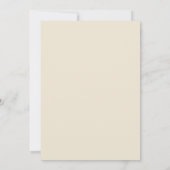 Earthy Tones Mute Faded Floral Wedding Einladung (Rückseite)