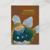 Earthy Unique Sedona Turtle Pottery Visitenkarte (Vorderseite)