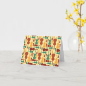 Earthy Violin Note Card Karte (Gelbe Blume)