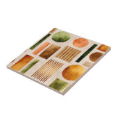 Earthy Watercolor Abstrakt Pattern - Boho Bio Fliese (Seite)