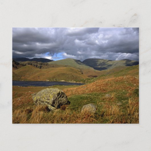Easedale Tarn Cumbria England Postkarte (Vorderseite)
