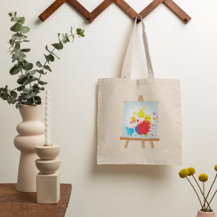 Easel Art mit malerischen Spritzern Tasche