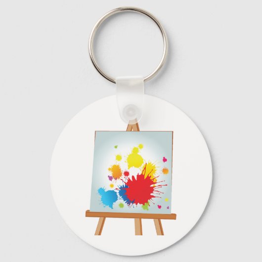Easel Art Schlüsselanhänger (Rückseite)
