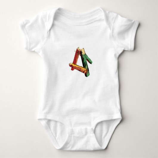 Easel Baby Strampler (Vorderseite)