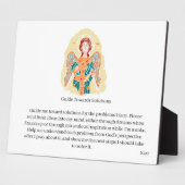 Easel mit Leinwand : Archangel Gabriel Fotoplatte (Seite)