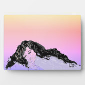 Easel mit Leinwand : Gedanken an Sie Fotoplatte (Vorderseite)